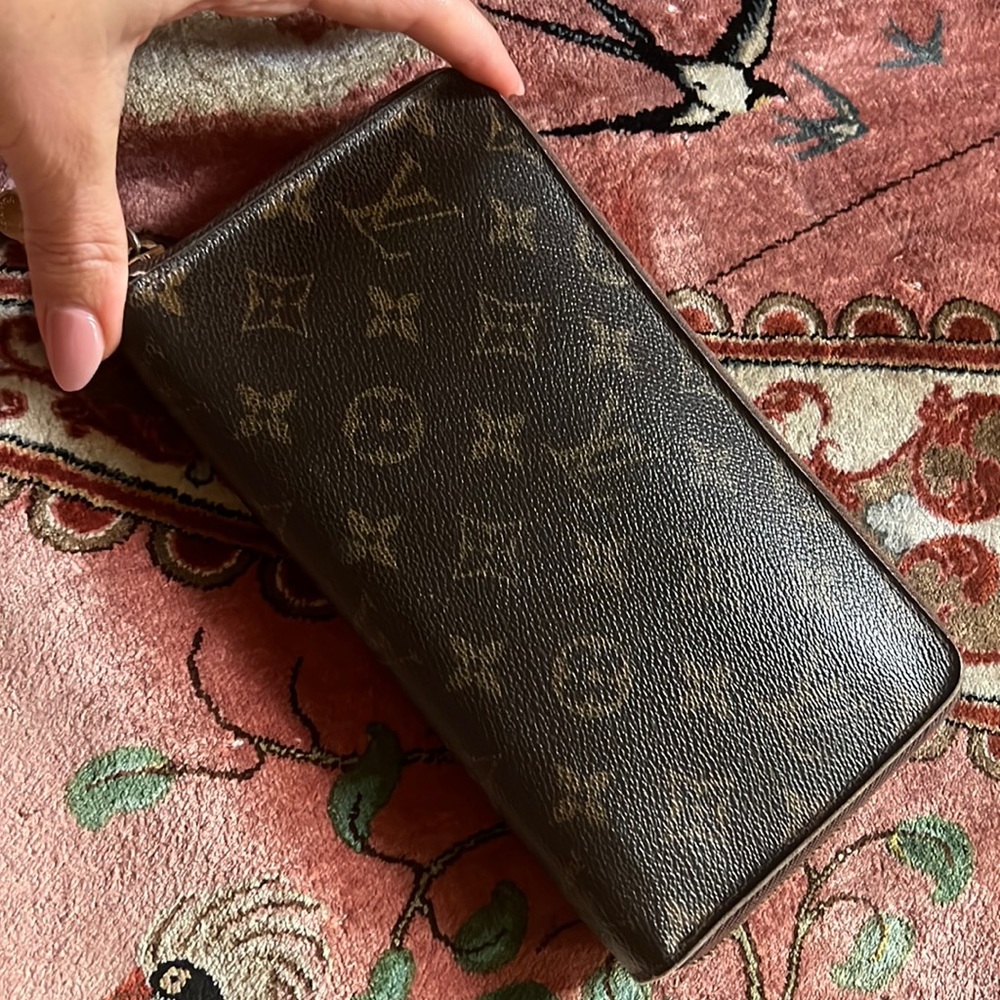 Louis Vuitton Zippy Wallet Rose Ballerine Monogram
